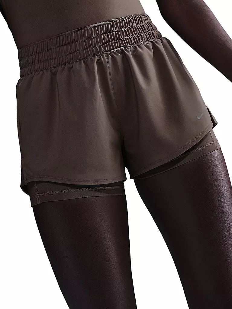 NIKE | Pantalón corto de fitness para mujer One 2in1 de 3 pulgadas |