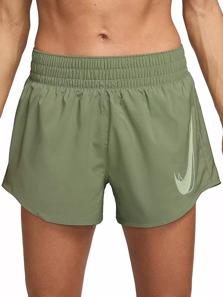 NIKE | Pantalón corto de running para mujer One Swoosh | Oliva