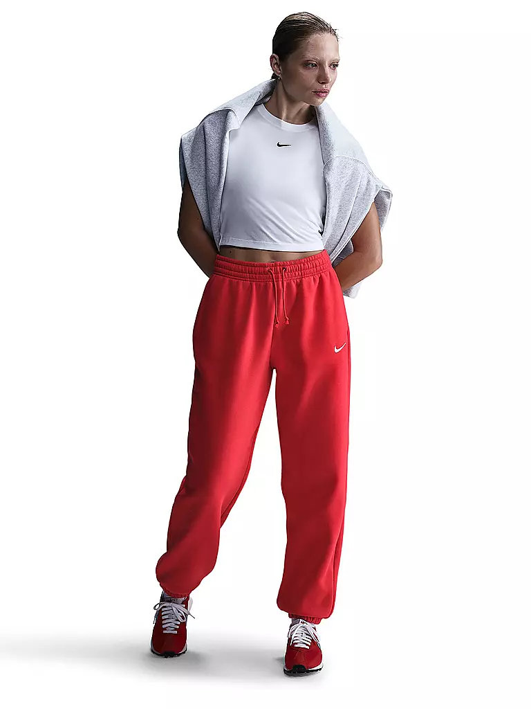 NIKE | Pantalón de chándal para mujer NSW Phnx FLC | Rojo