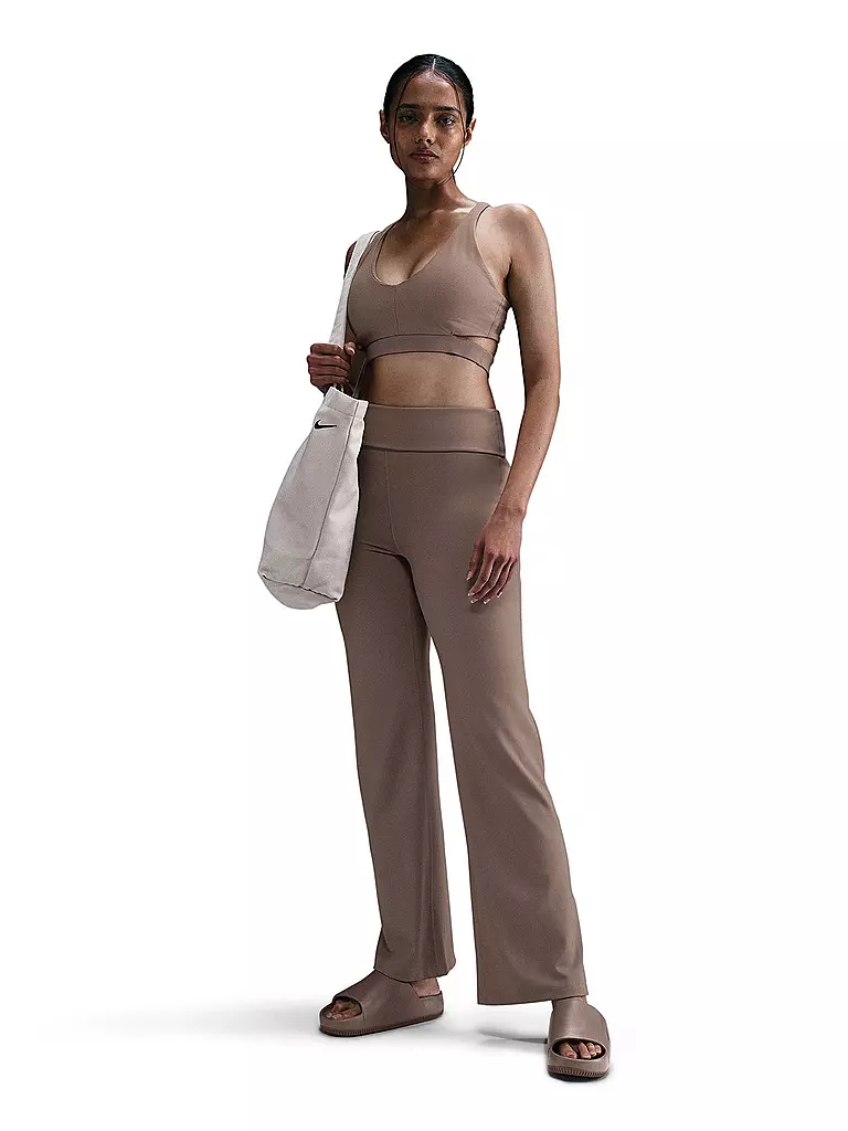 NIKE | Pantalones de fitness para mujer NK DF One Fldovr | Marrón