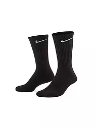 NIKE | Paquete de 3 calcetines Everyday Cushion Crew Regular | Negro