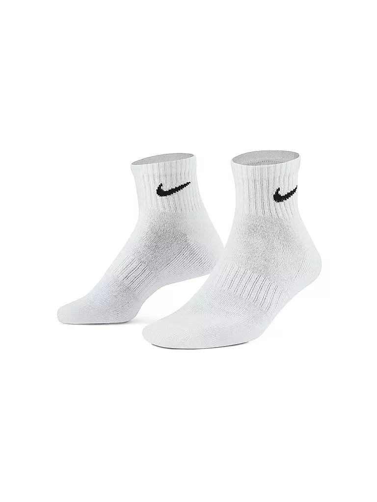 NIKE | Paquete de 3 calcetines Everyday Cushioned | Blanco
