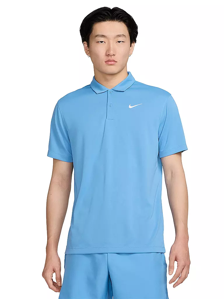 NIKE | Polo de tenis para hombre NikeCourt Dri-FIT | Azul claro