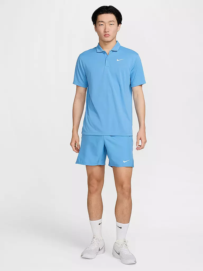 NIKE | Polo de tenis para hombre NikeCourt Dri-FIT | Azul claro