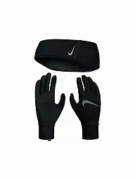 NIKE | Set de diadema y guantes para mujer | Negro