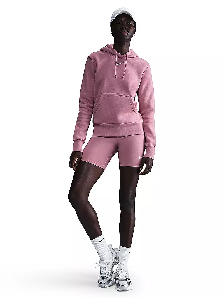 NIKE | Sudadera con capucha deportiva Phoenix Fleece para mujer | Rosa