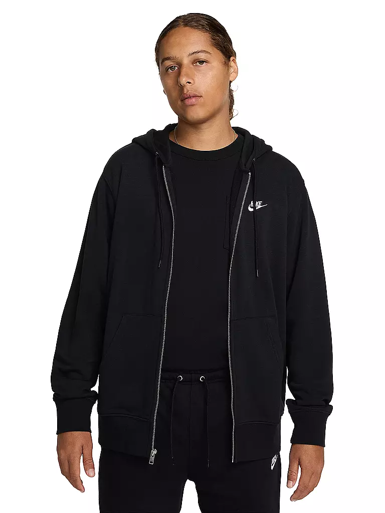 NIKE | Sudadera con capucha para hombre NK Club FZ | Negro