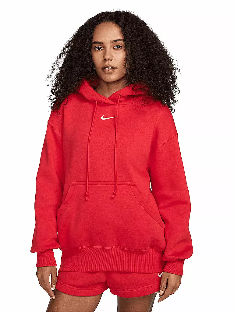 NIKE | Sudadera con capucha para mujer NSW Phnx FLC | Rojo