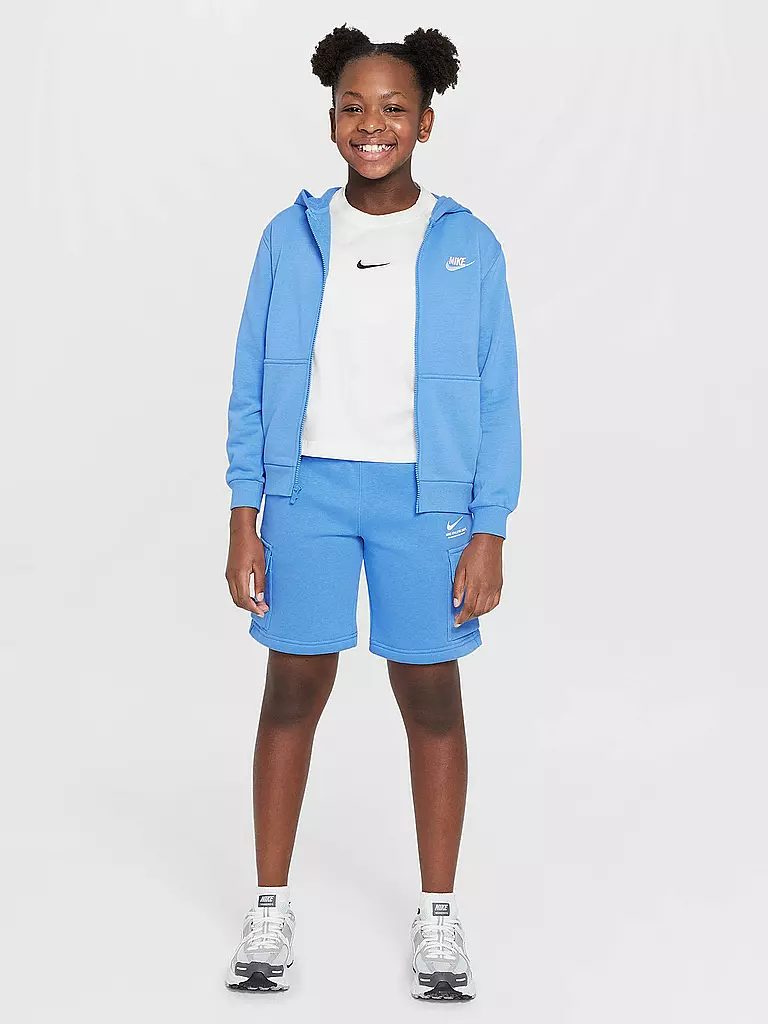 NIKE | Sudadera con capucha para niños NSW Club French Terry | Azul claro