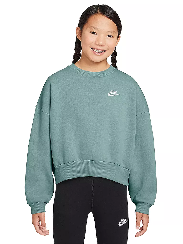 NIKE | Sudadera de niña Sportswear Club Fleece | Petróleo