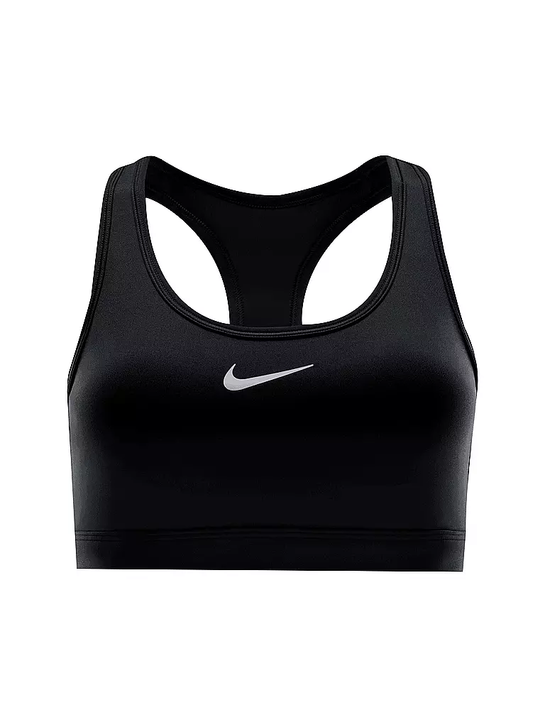 NIKE | Sujetador deportivo para mujer Swoosh de sujeción media | Negro