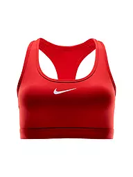 NIKE | Sujetador deportivo para mujer Swoosh de sujeción media | Rojo