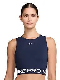 NIKE | Top de fitness Pro cropped para mujer | Azul oscuro