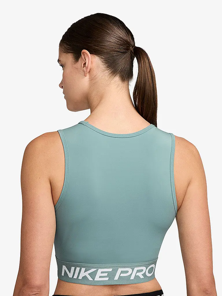 NIKE | Top de fitness Pro cropped para mujer | Petróleo