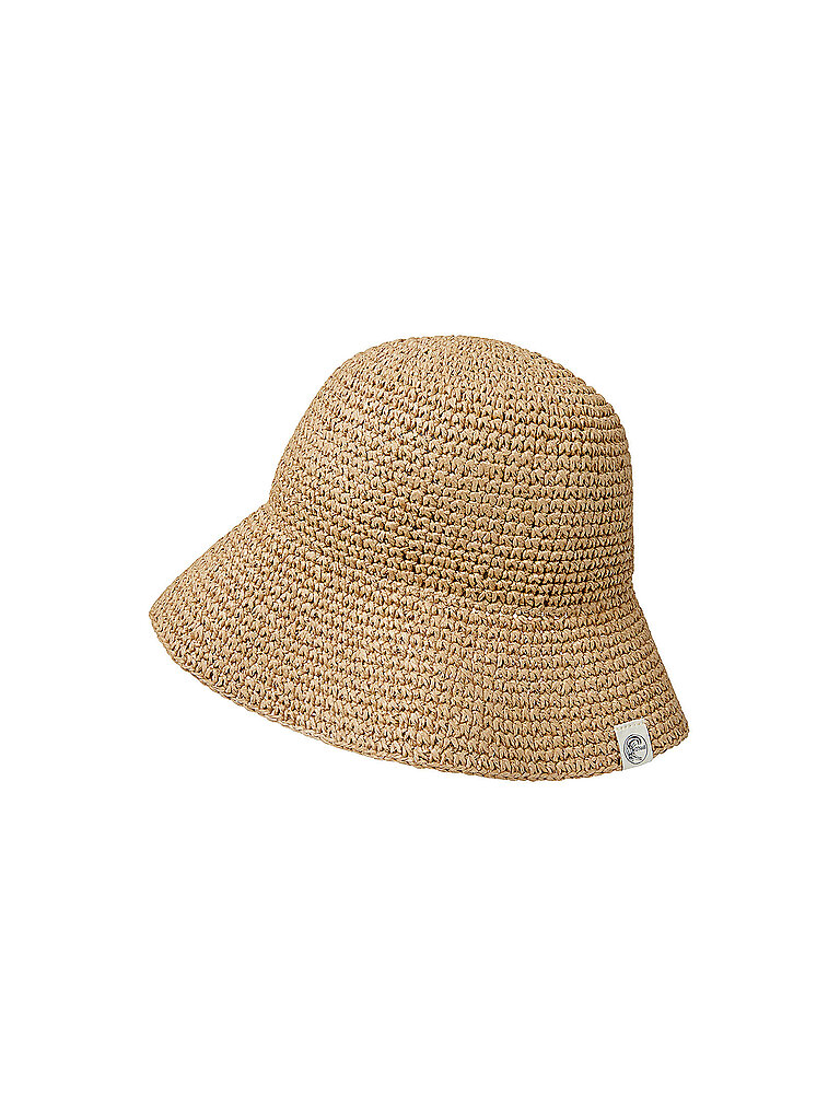 Sombrero de paja para mujer beige