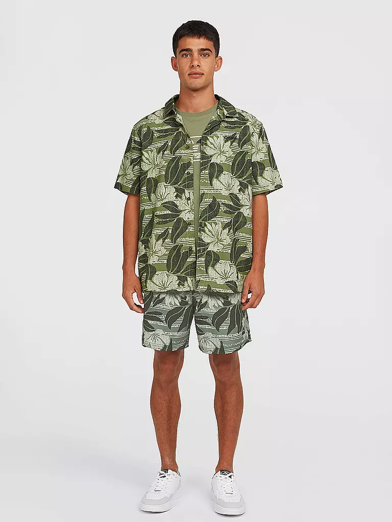 O'NEILL | Camisa de playa estampada para hombre | Verde