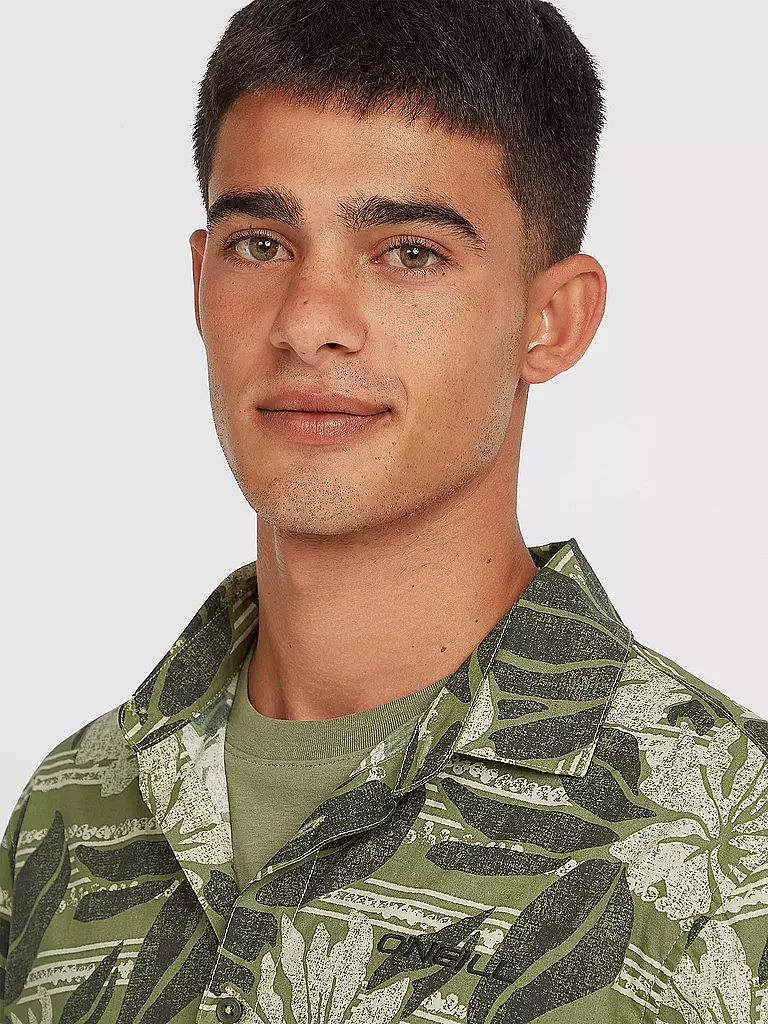 O'NEILL | Camisa de playa estampada para hombre | Verde
