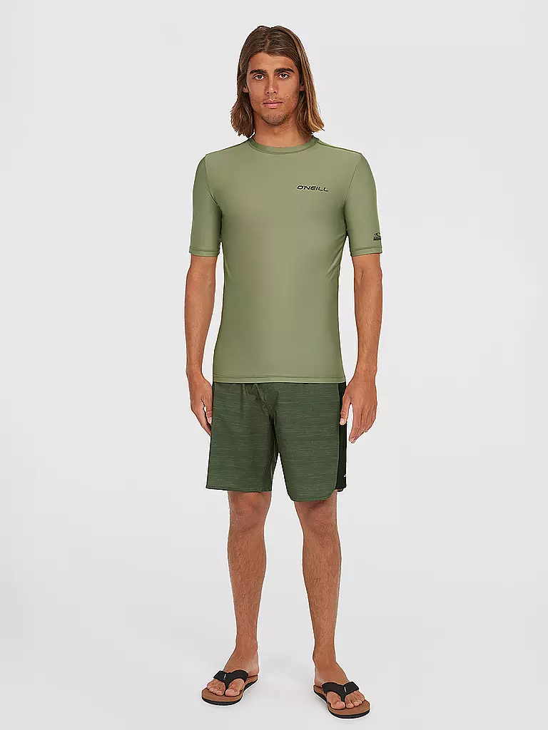 O'NEILL | Camiseta de licra para hombre Essentials Skins | Verde claro