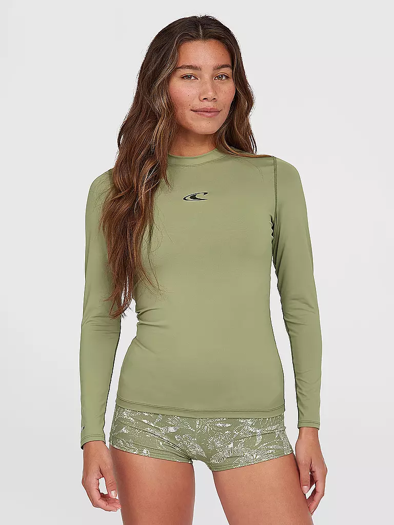 O'NEILL | Camiseta de lycra Essentials Skin para mujer | Verde claro