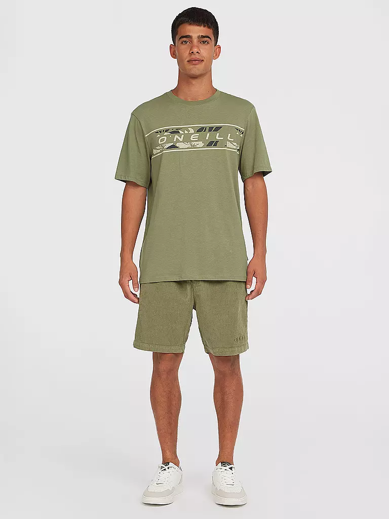 O'NEILL | Camiseta de playa para hombre con gráfico frontal | Verde claro