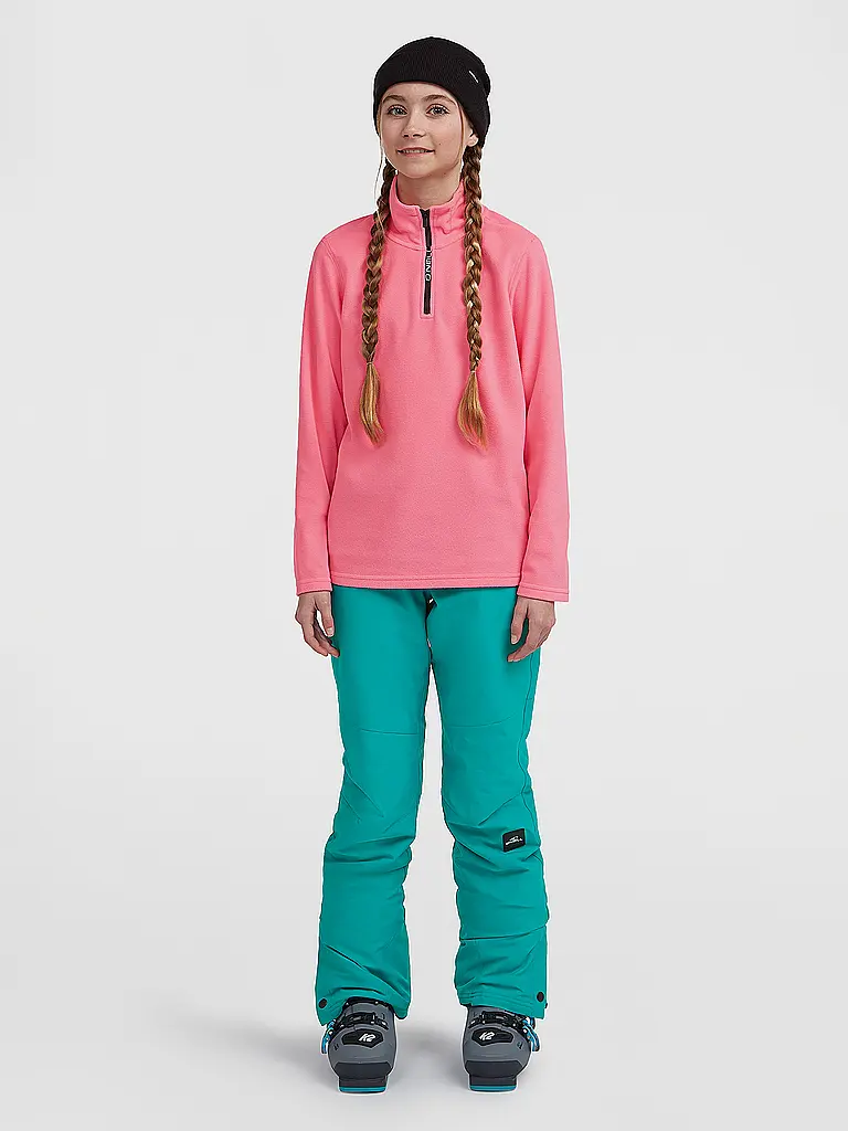 O'NEILL | Camiseta interior de snowboard con cremallera para niña FWC Cruz | Fucsia