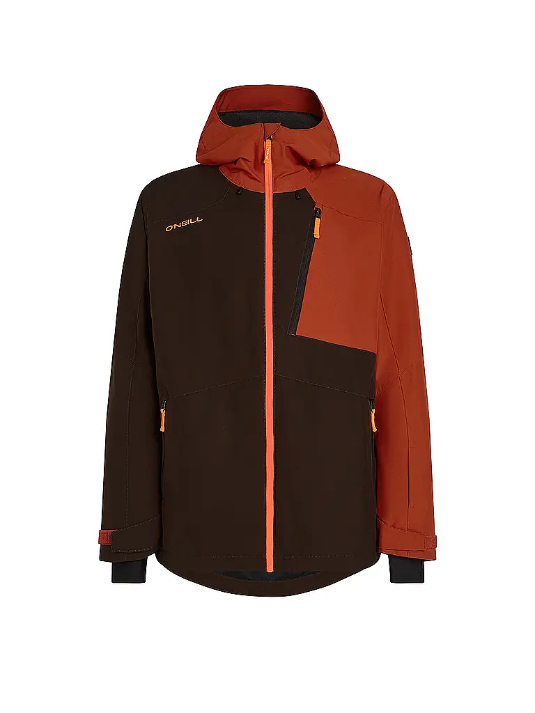 O'NEILL | Chaqueta de snowboard para hombre FWC Cruz Block Hoodie | Naranja