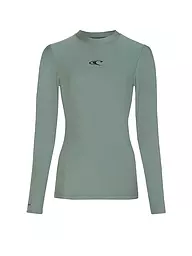 O'NEILL | Damen Lycrashirt Essentials Bidart  | Verde claro