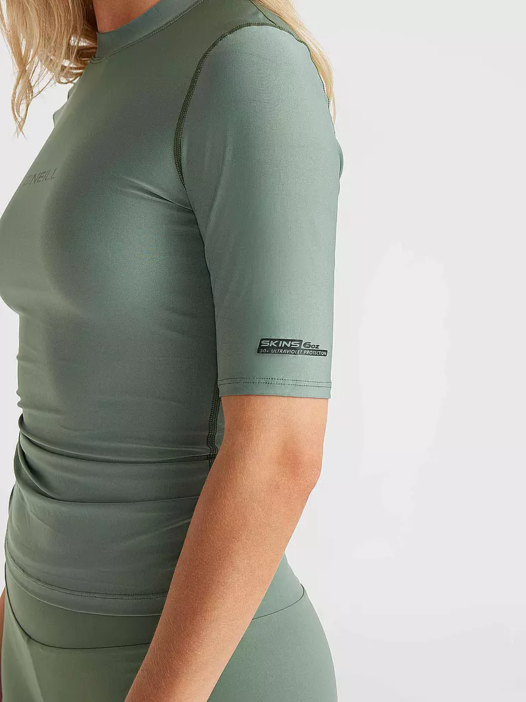 O'NEILL | Damen Lycrashirt Essentials Bidart  | Verde claro