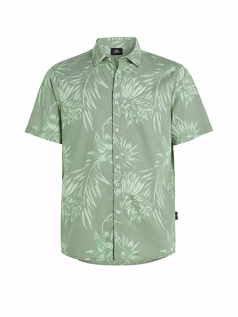 O'NEILL | Herren Beachhemd Mix and Match Floral | Verde claro