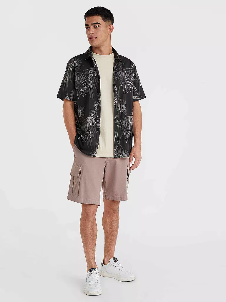 O'NEILL | Herren Beachhemd Mix and Match Floral | Negro