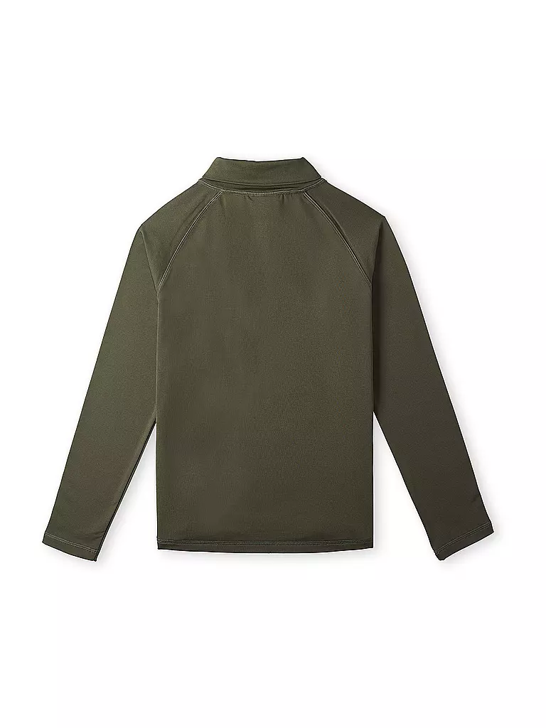 O'NEILL | Kinder Unterzieh Zipshirt Clime Fleece | Verde oscuro