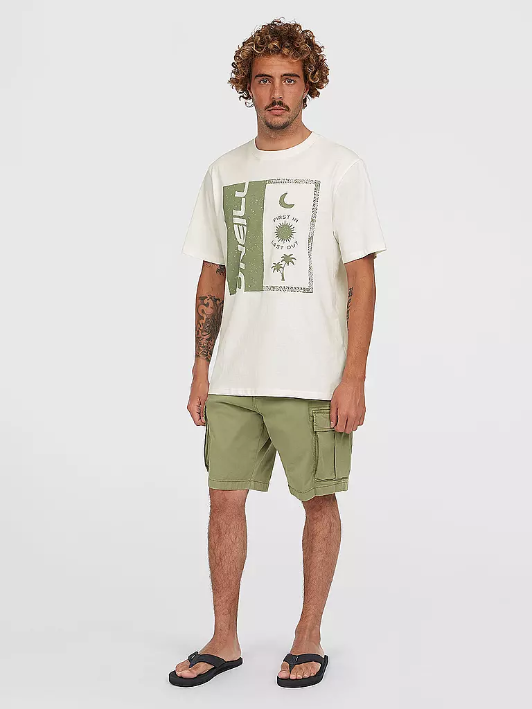 O'NEILL | Pantalón corto de playa cargo Essentials para hombre | Verde claro