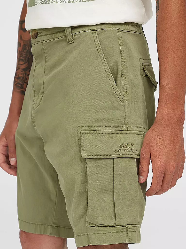 O'NEILL | Pantalón corto de playa cargo Essentials para hombre | Verde claro