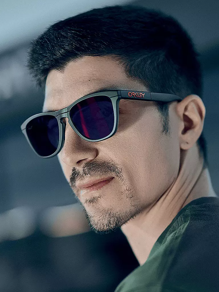 OAKLEY | Gafas de sol para hombre Frogskins Range Prizm Road | Negro