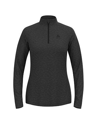 ODLO | Camiseta interior con cremallera para mujer Essentials Ceramiwarm