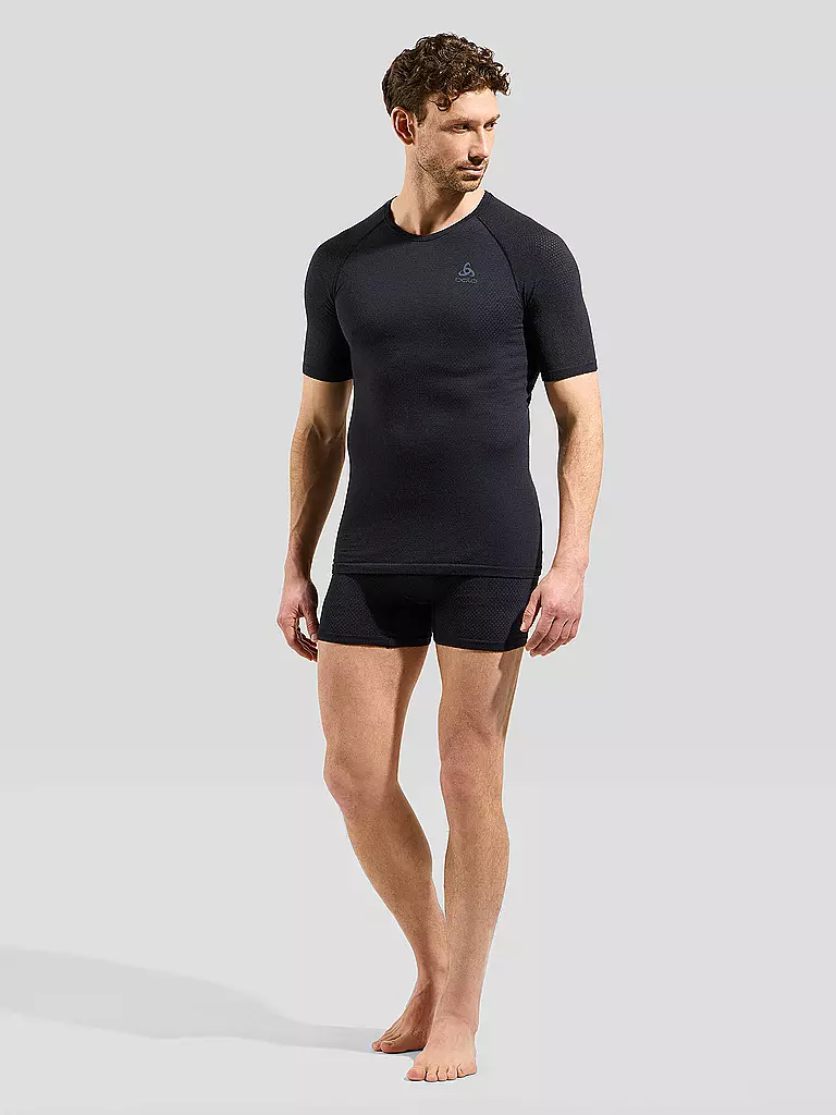 ODLO | Bóxer para hombre Performance Wool 140 Seamless | Negro