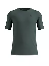 ODLO | Camiseta de hombre Merino 200 | Verde oscuro