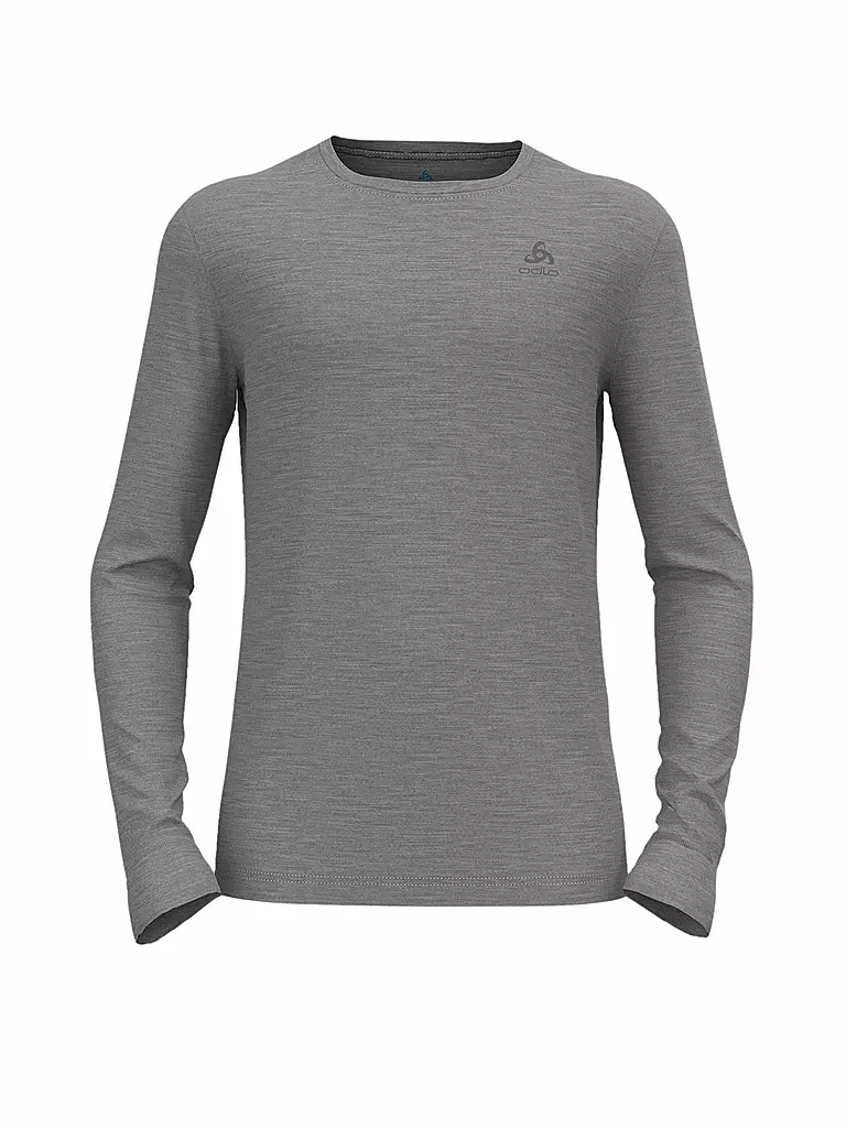 ODLO | Camiseta de hombre Merino 200 | Gris claro