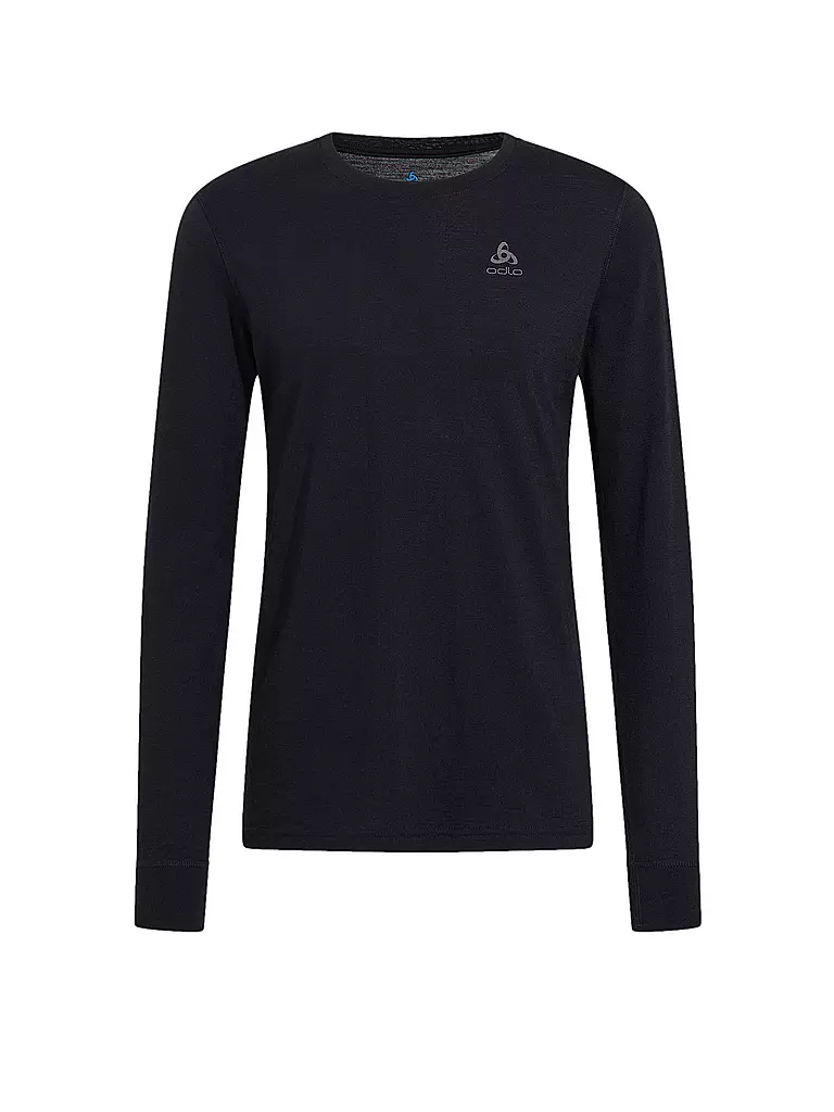 ODLO | Camiseta de hombre Merino 200 | Negro