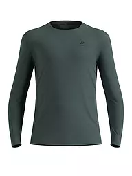 ODLO | Camiseta de hombre Merino 200 | Verde oscuro