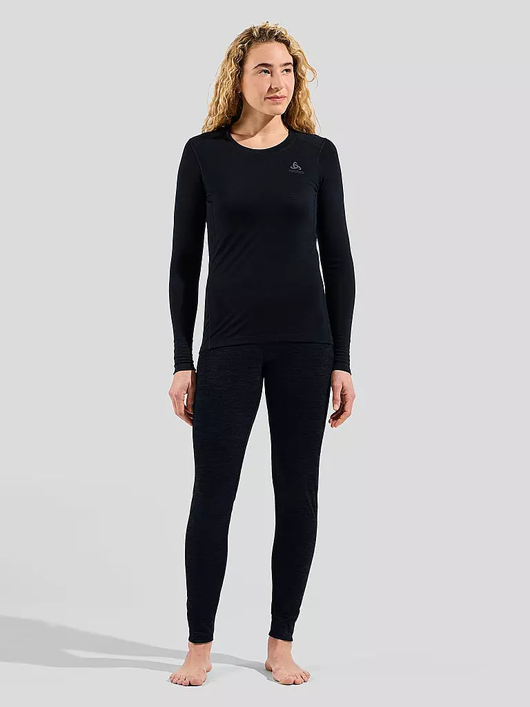 ODLO | Camiseta de mujer Merino 200 | Negro