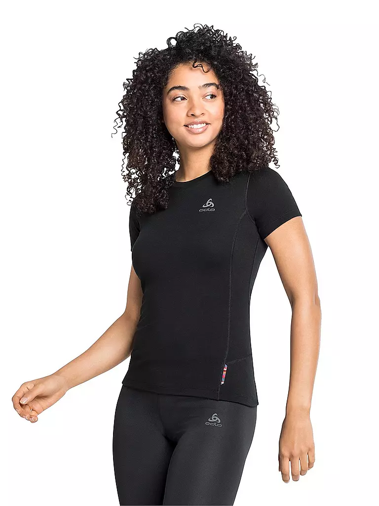 ODLO | Camiseta de mujer Merino 200 | Negro