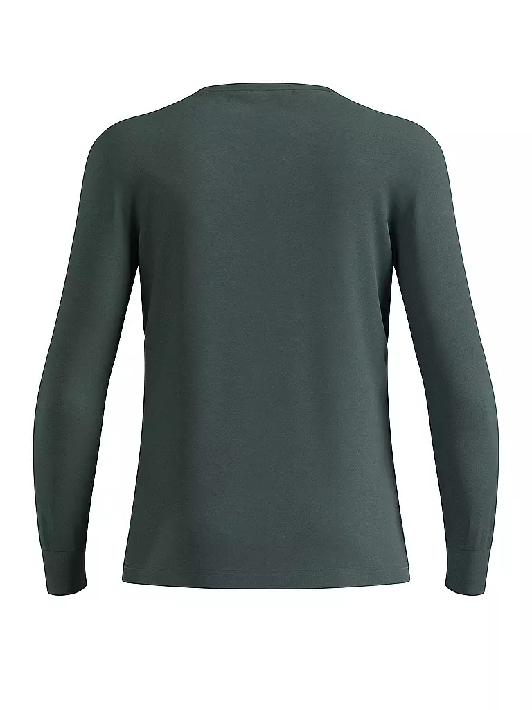 ODLO | Camiseta de mujer Merino 200 | Verde oscuro