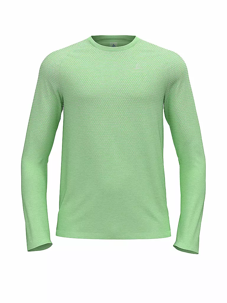 ODLO | Camiseta de running para hombre Essentials Seamless | Verde claro
