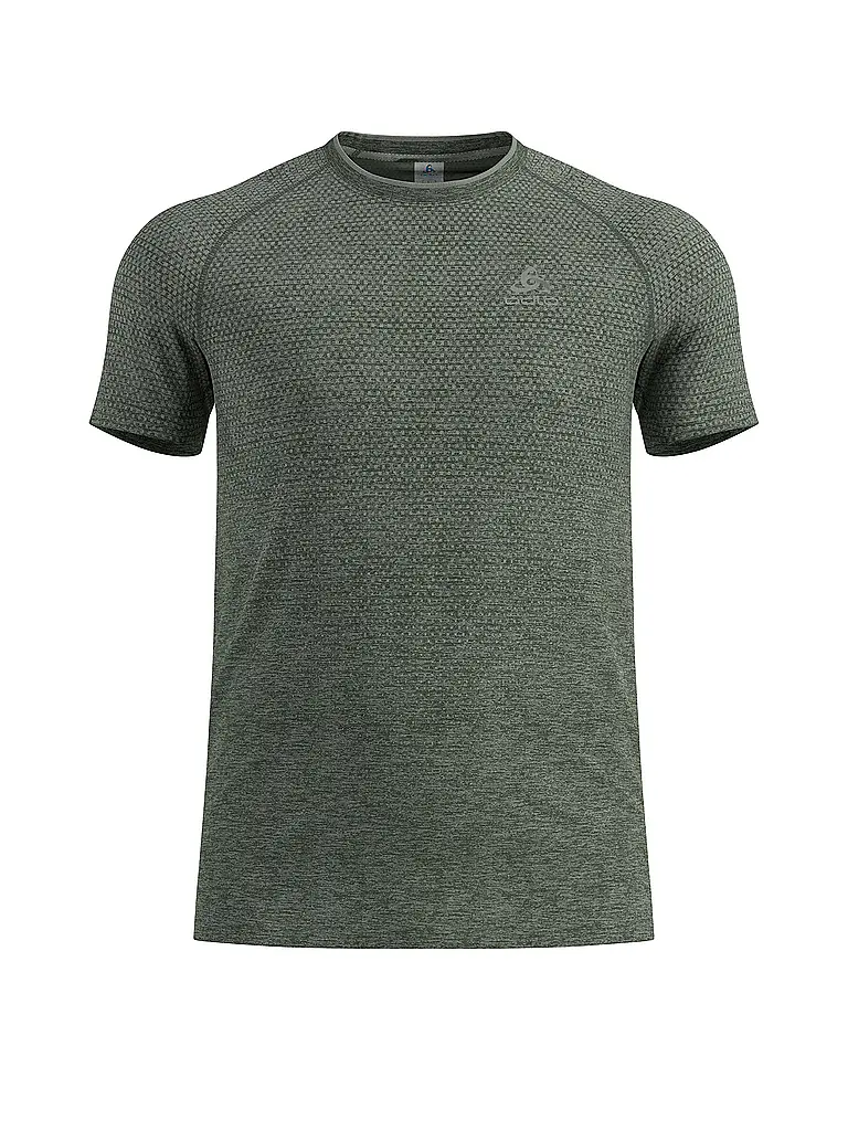 ODLO | Camiseta de running para hombre Essentials Seamless | Oliva