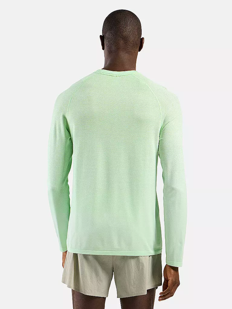 ODLO | Camiseta de running para hombre Essentials Seamless | Verde claro