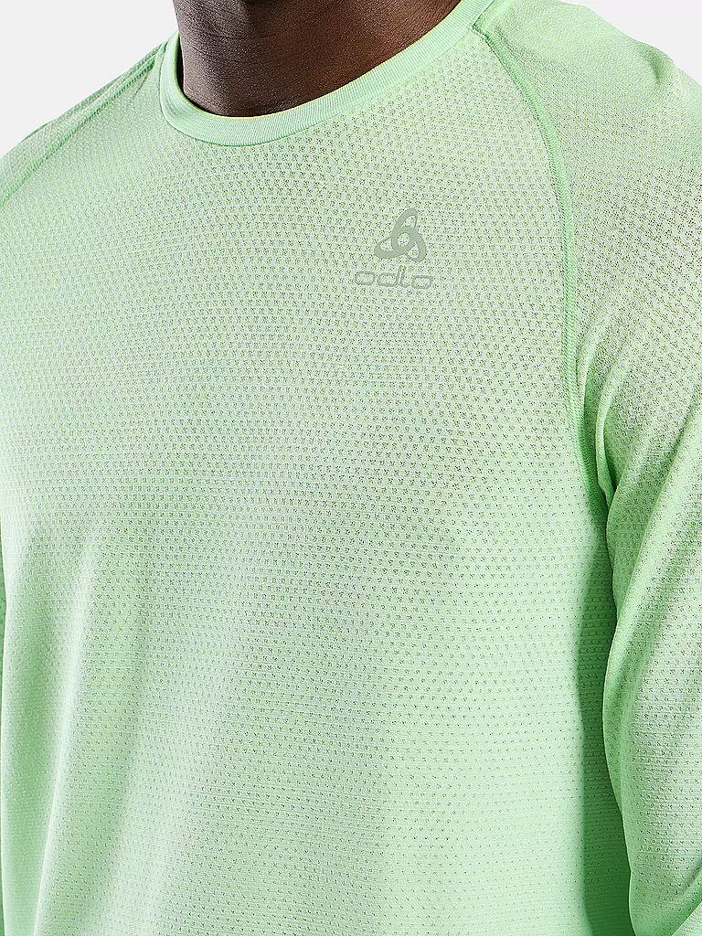 ODLO | Camiseta de running para hombre Essentials Seamless | Verde claro