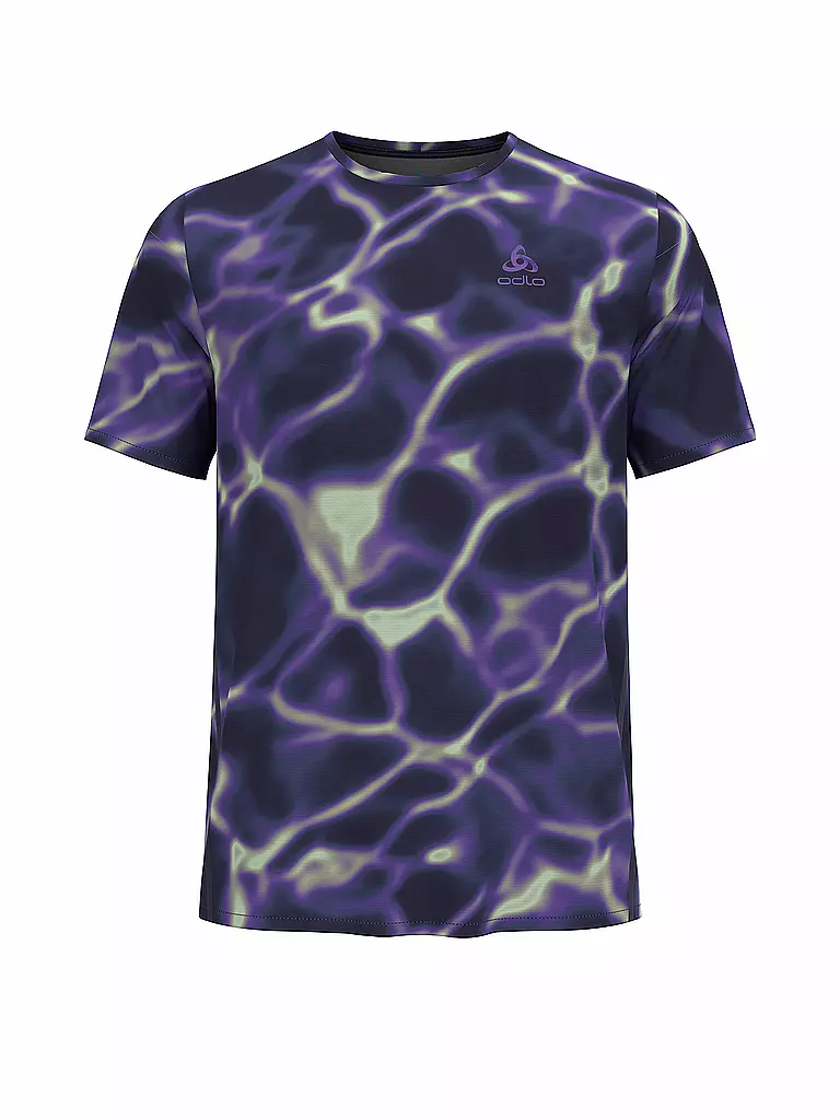 ODLO | Camiseta de running para hombre Zeroweight Chil Tec Print | Lila