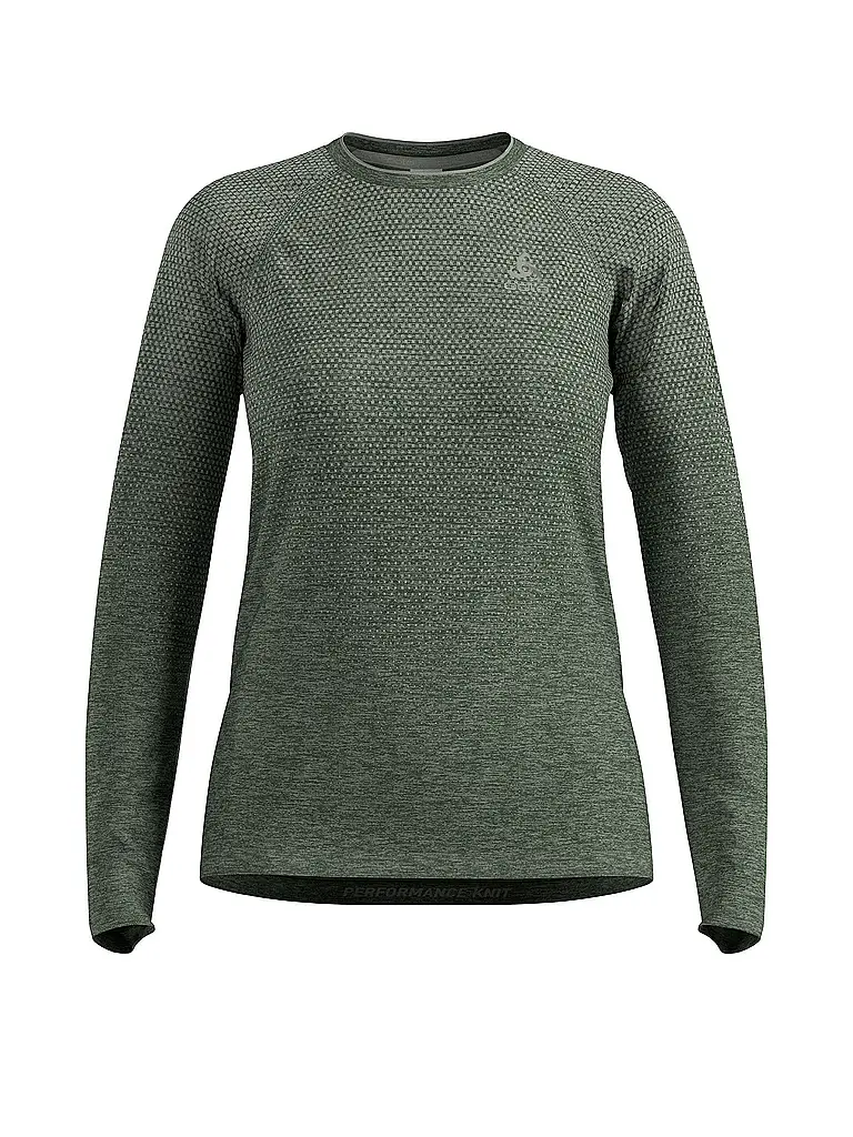 ODLO | Camiseta de running para mujer Essentials Seamless | Oliva