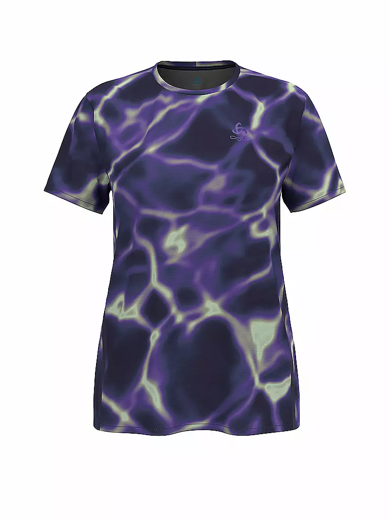 ODLO | Camiseta de running para mujer Zeroweight Chill-Tec Print | Lila